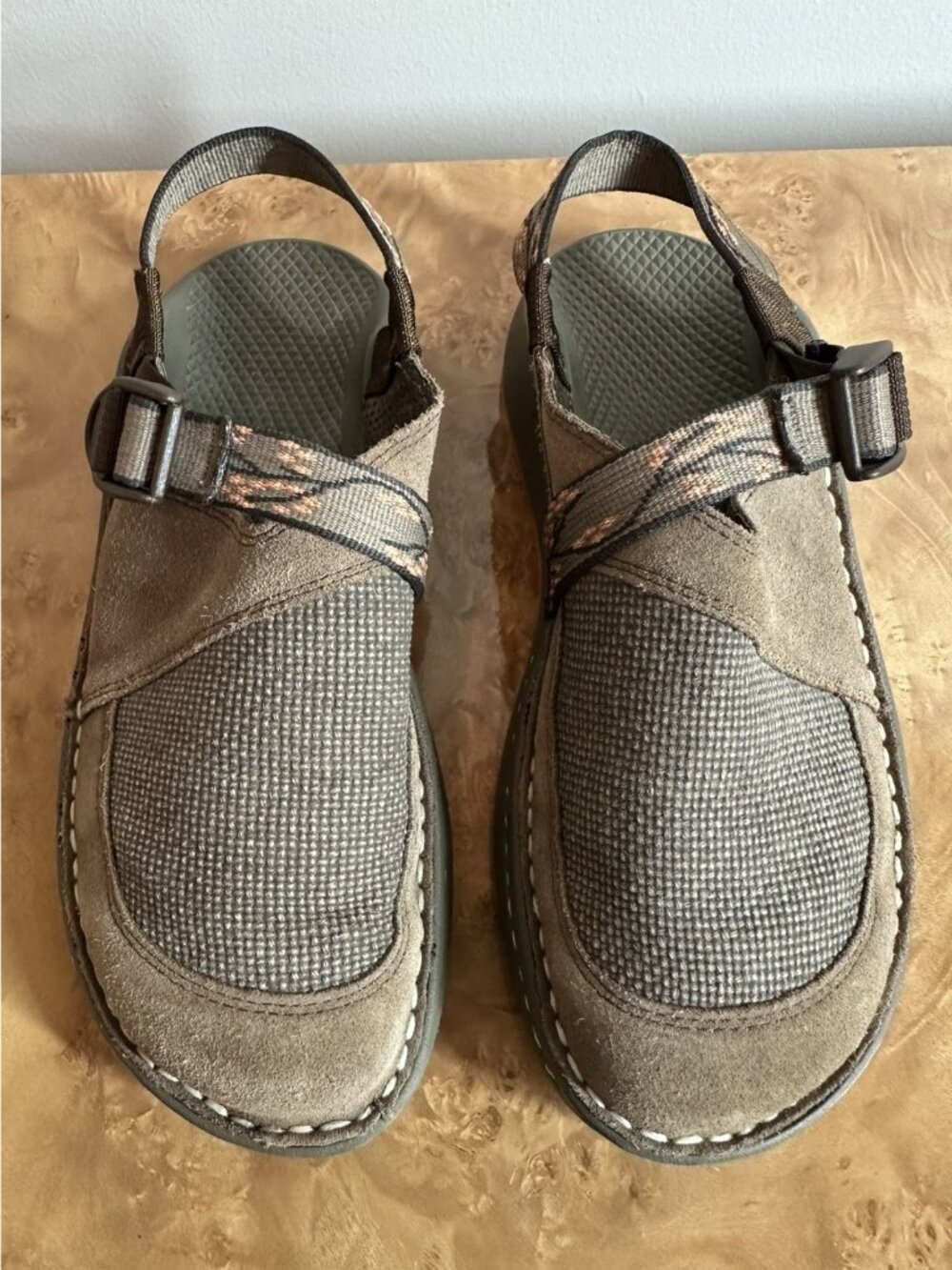 Chaco Petaluma MJ Mary Jane Shoes Women’s 8 Brown Suede Vibram Hiking